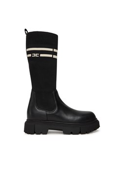 Kozaki Elisabetta Franchi Boot F4A6-E0427-1316 Czarny ze sklepu eobuwie.pl w kategorii Buty zimowe dziecięce - zdjęcie 185038415
