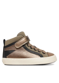 Sneakersy Geox J Kalispera J944GM 0NFGN C0533 M Brązowy ze sklepu eobuwie.pl w kategorii Buty sportowe dziecięce - zdjęcie 185038436