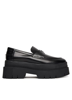 Loafersy HUGO Kris 50548194 Czarny ze sklepu eobuwie.pl w kategorii Lordsy damskie - zdjęcie 185038448