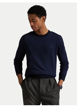 Polo Ralph Lauren Sweter 710949280002 Granatowy Regular Fit ze sklepu MODIVO w kategorii Swetry męskie - zdjęcie 185039046