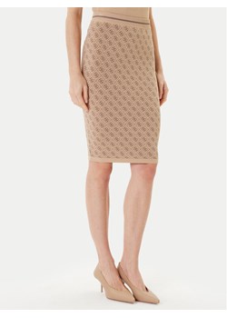 Guess Spódnica ołówkowa W4BD53 Z37K0 Beżowy Regular Fit - id: 0000305235893 - marki Guess - 185039058 Guess Spódnica ołówkowa W4BD53 Z37K0 Beżowy Regular Fit ze sklepu MODIVO w kategorii Spódnice - zdjęcie 185039058