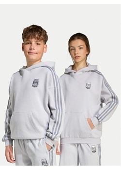 adidas Bluza Minecraft JW7725 Szary Loose Fit ze sklepu MODIVO w kategorii Bluzy chłopięce - zdjęcie 185039065