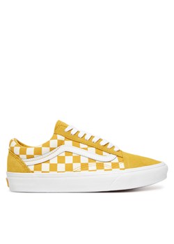 Vans Tenisówki Old Skool Checkerboard VN000DB3ZX71 Żółty ze sklepu MODIVO w kategorii Trampki damskie - zdjęcie 185039087