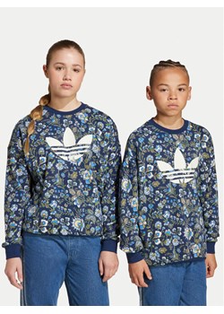 adidas Bluza Liberty London JX6316 Granatowy Loose Fit ze sklepu MODIVO w kategorii Bluzy dziewczęce - zdjęcie 185039098