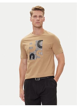 BOSS T-Shirt H-Thompson 655 50543901 Beżowy Regular Fit ze sklepu MODIVO w kategorii T-shirty męskie - zdjęcie 185039099