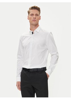 HUGO Koszula Elisha02 50544910 Biały Extra Slim Fit ze sklepu MODIVO w kategorii Koszule męskie - zdjęcie 185039137