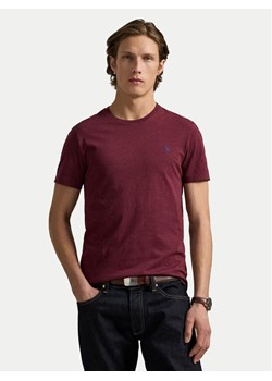 Polo Ralph Lauren T-Shirt 710671438283 Bordowy Custom Slim Fit ze sklepu MODIVO w kategorii T-shirty męskie - zdjęcie 185039176