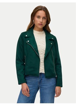Vero Moda Kurtka z imitacji skóry Jose 10300938 Zielony Regular Fit ze sklepu MODIVO w kategorii Kurtki damskie - zdjęcie 185039197