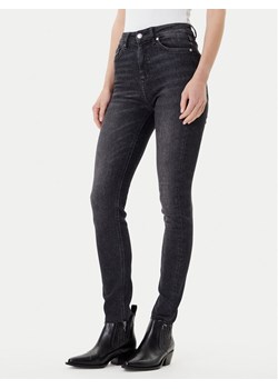 HUGO Jeansy Girali_2 50541462 Szary Skinny Fit ze sklepu MODIVO w kategorii Jeansy damskie - zdjęcie 185039199