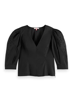 Scotch &amp; Soda Bluzka w kolorze czarnym ze sklepu Limango Polska w kategorii Bluzki damskie - zdjęcie 185040326