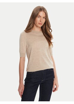 BOSS Sweter Farbella 50544996 Beżowy Slim Fit ze sklepu MODIVO w kategorii Swetry damskie - zdjęcie 185040765