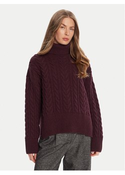 Barbour Golf Embleton LKN1692RE88 Bordowy Regular Fit ze sklepu MODIVO w kategorii Swetry damskie - zdjęcie 185040808