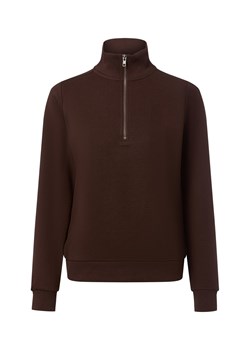 Marie Lund Damska bluza nierozpinana Kobiety czekoladowy jednolity ze sklepu vangraaf w kategorii Bluzy damskie - zdjęcie 185041935