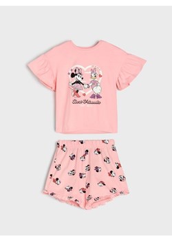 Sinsay - Piżama dwuczęściowa Minnie Mouse - różowy ze sklepu Sinsay w kategorii Piżamy dziecięce - zdjęcie 185042975