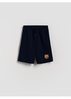 Reserved - Szorty FC Barcelona - granatowy ze sklepu Reserved w kategorii Spodenki chłopięce - zdjęcie 185045218