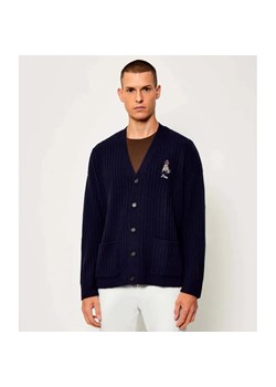 POLO RALPH LAUREN Wełniany kardigan | Relaxed fit ze sklepu Gomez Fashion Store w kategorii Swetry męskie - zdjęcie 185045869