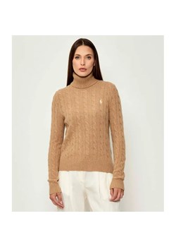 POLO RALPH LAUREN Wełniany golf | Regular Fit | z dodatkiem kaszmiru ze sklepu Gomez Fashion Store w kategorii Swetry damskie - zdjęcie 185045879