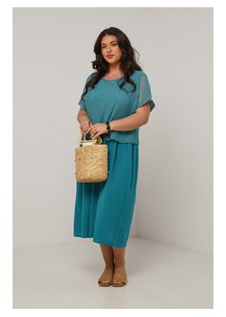 Curvy Lady Sukienka w kolorze morskim ze sklepu Limango Polska w kategorii Sukienki - zdjęcie 185047788