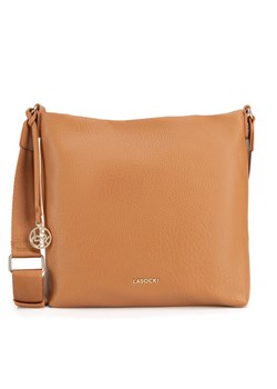 Torebka Lasocki LSK-K-029-06 Brązowy ze sklepu eobuwie.pl w kategorii Listonoszki - zdjęcie 185048036