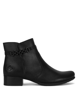 Rieker Botki 78676-00 Czarny ze sklepu MODIVO w kategorii Botki - zdjęcie 185048155