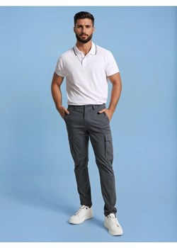 Sinsay - Spodnie slim cargo - szary ze sklepu Sinsay w kategorii Spodnie męskie - zdjęcie 185049556
