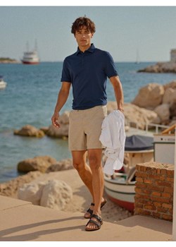 Sinsay - Koszulka polo - granatowy ze sklepu Sinsay w kategorii T-shirty męskie - zdjęcie 185049596