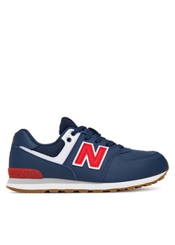 Sneakersy New Balance GC574NF Granatowy ze sklepu eobuwie.pl w kategorii Buty sportowe dziecięce - zdjęcie 185050888