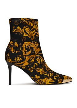 Botki Versace Jeans Couture 79VA3S51 Czarny ze sklepu eobuwie.pl w kategorii Botki - zdjęcie 185050905