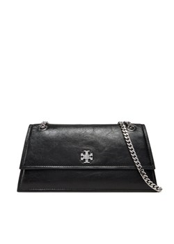 Torebka Tory Burch Kira Turnlock 167058 Czarny ze sklepu eobuwie.pl w kategorii Kopertówki - zdjęcie 185050908