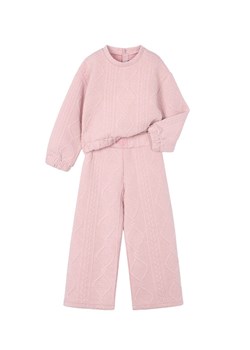 Mayoral Dres 4896 Różowy Regular Fit ze sklepu MODIVO w kategorii Komplety dziewczęce - zdjęcie 185051275