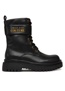 Versace Jeans Couture Trzewiki 79VA3S64 Czarny ze sklepu MODIVO w kategorii Botki - zdjęcie 185051357