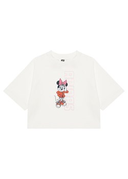 adidas T-Shirt Disney Minnie Mouse JL9191 Biały Loose Fit ze sklepu MODIVO w kategorii Bluzki dziewczęce - zdjęcie 185051457