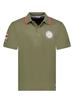 Geographical Norway Koszulka polo &quot;Kilsvik&quot; w kolorze zielonym ze sklepu Limango Polska w kategorii T-shirty męskie - zdjęcie 185053079