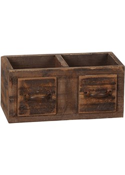 POSIWIO Skrzynia w kolorze brązowym - 14 x 16 cm ze sklepu Limango Polska w kategorii Pojemniki kuchenne - zdjęcie 185053347