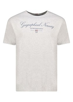 Geographical Norway Koszulka &quot;Illumine&quot; w kolorze szarym ze sklepu Limango Polska w kategorii T-shirty męskie - zdjęcie 185053367