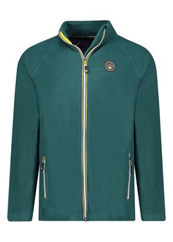Geographical Norway Kurtka polarowa &quot;Tugim&quot; w kolorze ciemnozielonym ze sklepu Limango Polska w kategorii Bluzy męskie - zdjęcie 185053395
