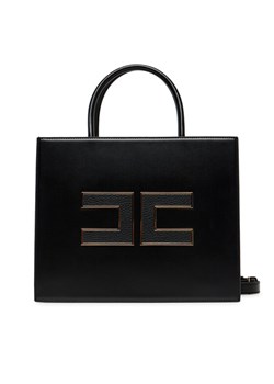Torebka Elisabetta Franchi BS-32A-56E2-V420 Czarny ze sklepu eobuwie.pl w kategorii Torby Shopper bag - zdjęcie 185053448