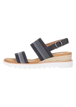 Skechers Sandały &quot;Desert Kiss Hi&quot; w kolorze szarym na obcasie ze sklepu Limango Polska w kategorii Sandały damskie - zdjęcie 185054318