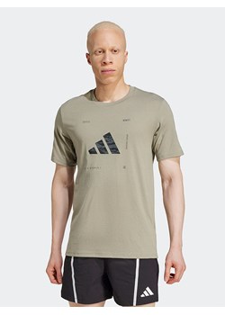 adidas Koszulka w kolorze khaki ze sklepu Limango Polska w kategorii T-shirty męskie - zdjęcie 185054735