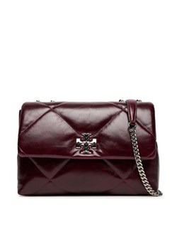 Torebka Tory Burch 169325 Bordowy ze sklepu eobuwie.pl w kategorii Listonoszki - zdjęcie 185055896