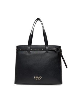Torebka Liu Jo Ecs M Tote AF5135 E0058 Czarny ze sklepu eobuwie.pl w kategorii Torby Shopper bag - zdjęcie 185055965