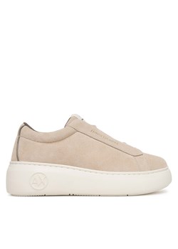 Sneakersy Armani Exchange XW001666 AF17465 U1092 Beżowy ze sklepu eobuwie.pl w kategorii Buty sportowe damskie - zdjęcie 185057326