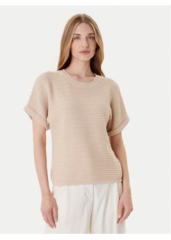Morgan Sweter 252-MVIET Beżowy Relaxed Fit ze sklepu MODIVO w kategorii Swetry damskie - zdjęcie 185057659