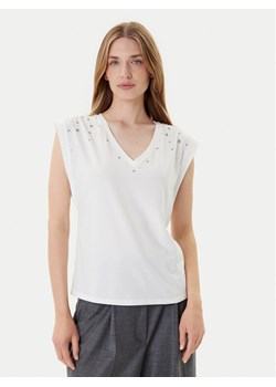 Morgan Bluzka 252-DCLO Biały Regular Fit ze sklepu MODIVO w kategorii Bluzki damskie - zdjęcie 185057687