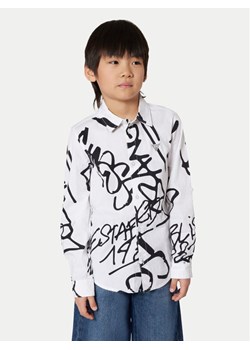 Guess Koszula L5BH00 WE5W0 Biały Regular Fit ze sklepu MODIVO w kategorii Koszule chłopięce - zdjęcie 185059318