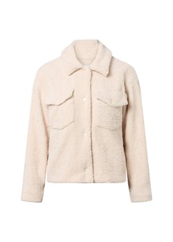 Marie Lund Damska kurtka pluszowa Kobiety écru jednolity ze sklepu vangraaf w kategorii Kurtki damskie - zdjęcie 185059485
