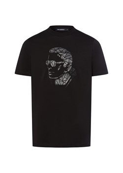 KARL LAGERFELD Koszulka męska Mężczyźni Bawełna czarny nadruk ze sklepu vangraaf w kategorii T-shirty męskie - zdjęcie 185059505