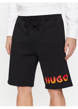 Hugo Szorty sportowe Dinque 50504826 Czarny Relaxed Fit ze sklepu MODIVO w kategorii Spodenki męskie - zdjęcie 185059558
