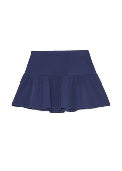 Cropp - Bawełniana granatowa spódnica mini - granatowy ze sklepu Cropp w kategorii Spódnice - zdjęcie 185063215