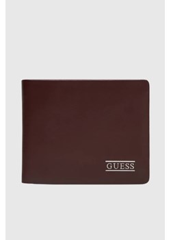 GUESS Brązowy portfel męski New Bosto Bifold ze sklepu outfit.pl w kategorii Portfele męskie - zdjęcie 185063805